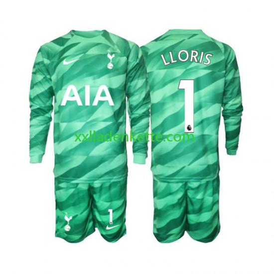 Fußballtrikot Tottenham Hotspur Hugo Lloris 1 Torwart Kinder Ausweich 2023-2024 Langarm