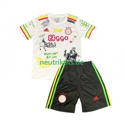 Fußballtrikot Ajax Amsterdam Bob Marley Special Kinder Heim 2025-2026 Kurzarm