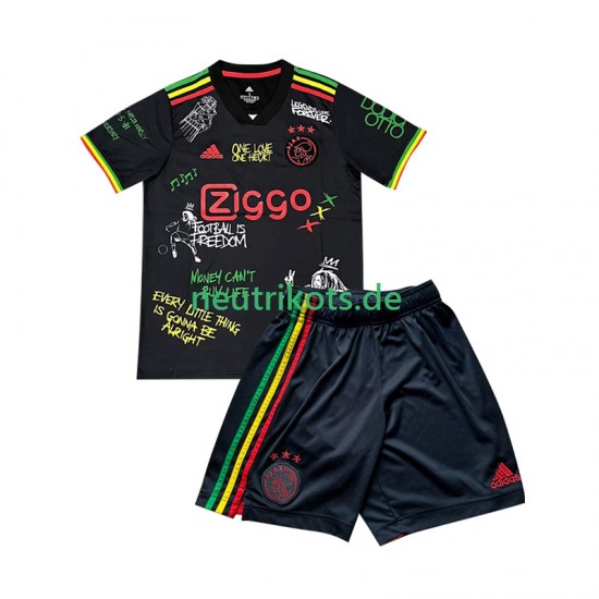 Fußballtrikot Ajax Amsterdam Special Bob Marley Kinder Heim 2025-2026 Kurzarm