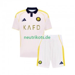 Fußballtrikot Al Nassr Kinder Ausweich 2025-2026 Kurzarm