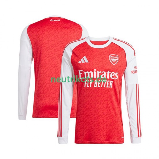 Fußballtrikot Arsenal Herren Heim 2025-2026 Langarm