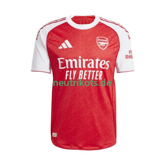 Fußballtrikot Arsenal Herren Heim 2025-2026 Kurzarm