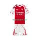 Fußballtrikot Arsenal Kinder Heim 2025-2026 Kurzarm