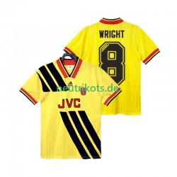 Fußballtrikot Arsenal WRIGHT 8 1993 Retro Herren Auswärts 1994 Kurzarm