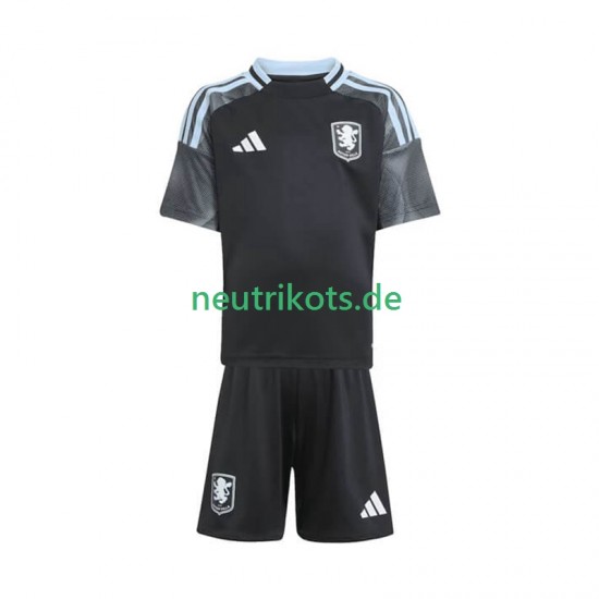 Fußballtrikot Aston Villa Kinder Auswärts 2025-2026 Kurzarm