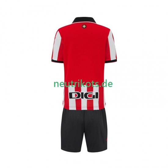 Fußballtrikot Athletic Bilbao Kinder Heim 2025-2026 Kurzarm