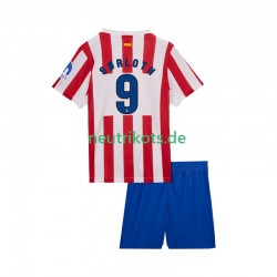 Fußballtrikot Atlético Madrid Alexander Sorloth 9 Kinder Heim 2025-2026 Kurzarm