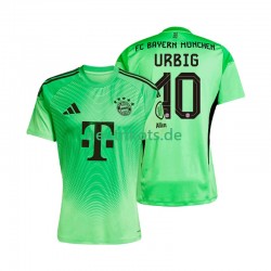 Fußballtrikot FC Bayern München Jonas Urbig 40 Torwart Herren Heim 2025-2026 Kurzarm