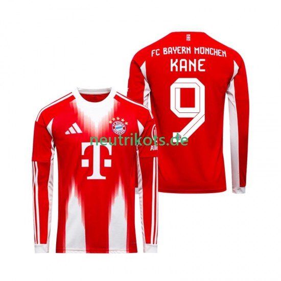Fußballtrikot FC Bayern München Harry Kane 9 Herren Heim 2025-2026 Langarm