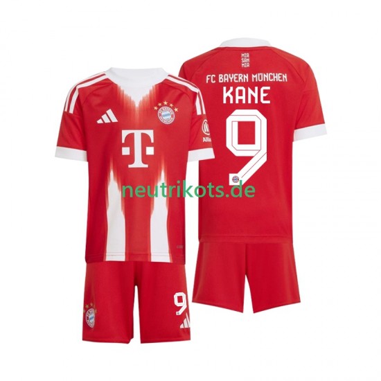 Fußballtrikot FC Bayern München Harry Kane 9 Kinder Heim 2025-2026 Kurzarm