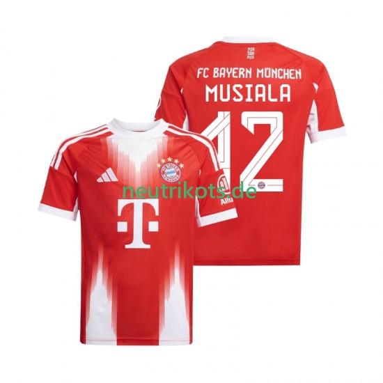 Fußballtrikot FC Bayern München Jamal Musiala 42 Herren Heim 2025-2026 Kurzarm