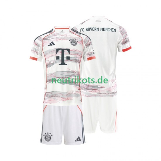 Fußballtrikot FC Bayern München Kinder Auswärts 2025-2026 Kurzarm
