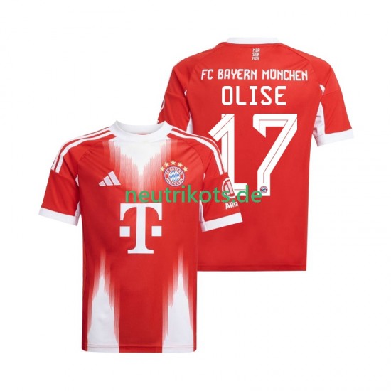Fußballtrikot FC Bayern München Michael Olise 17 Herren Heim 2025-2026 Kurzarm
