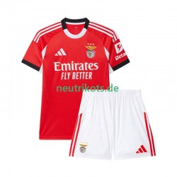 Fußballtrikot Benfica Kinder Heim 2025-2026 Kurzarm
