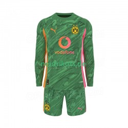 Fußballtrikot Borussia Dortmund Torwart Kinder Heim 2025-2026 Langarm