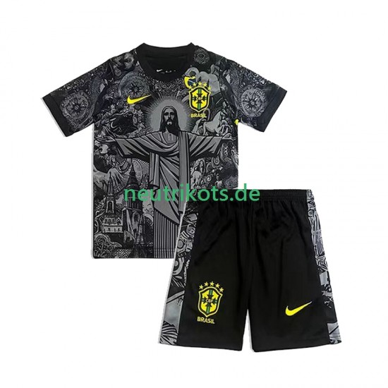 Brasilien Cheist the Redeemer Football Shirts Kinder Heim 2024 Kurzarm