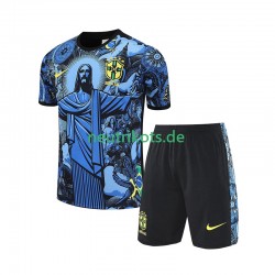 Brasilien JESUS Football Shirts Kinder Heim 2024-2025 Kurzarm