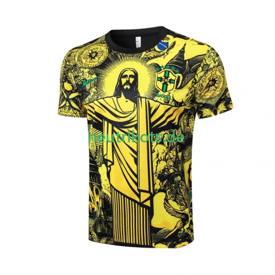 Fußballtrikot Brasilien Jesus Herren Heim 2024 Kurzarm