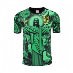 Fußballtrikot Brasilien Jesus Special Herren Heim 2024-2025 Kurzarm
