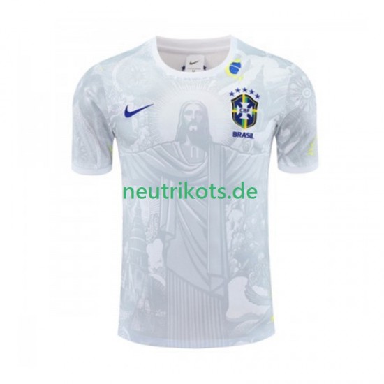 Fußballtrikot Brasilien Special Jesus Herren Heim 2024-2025 Kurzarm