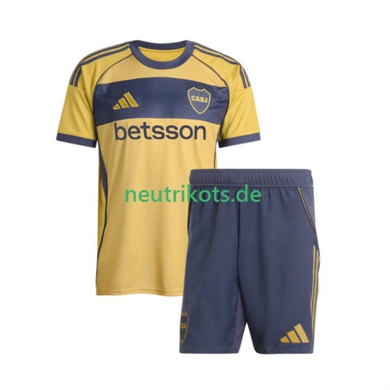 Fußballtrikot Boca Juniors Kinder Auswärts 2025-2026 Kurzarm