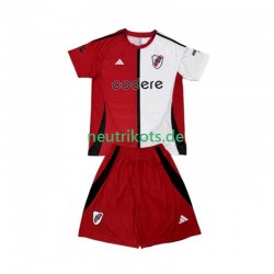 Fußballtrikot River Plate Kinder Ausweich 2024-2025 Kurzarm