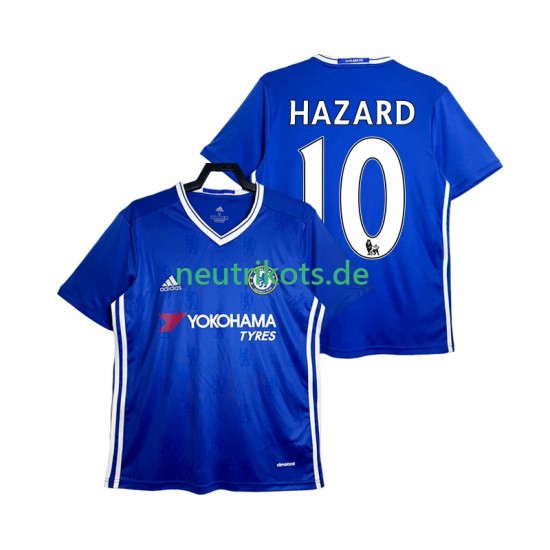 Fußballtrikot Chelsea HAZARD 10 2016-2017 Retro Herren Heim Kurzarm