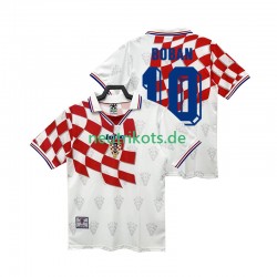 Fußballtrikot Kroatien BOBAN 10 1998 Retro Herren Heim Kurzarm