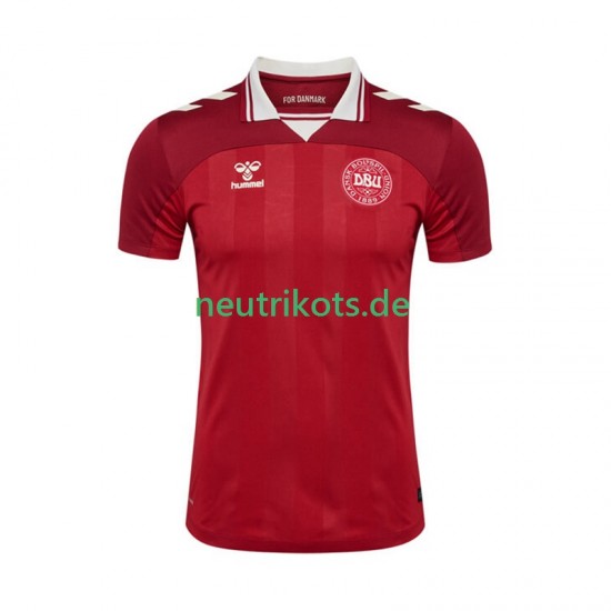 Fußballtrikot Dänemark Herren Heim 2025 Kurzarm