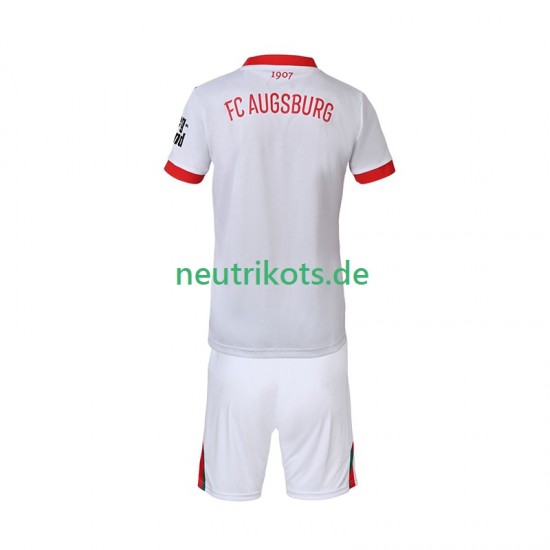 Fußballtrikot FC Augsburg Kinder Heim 2025-2026 Kurzarm