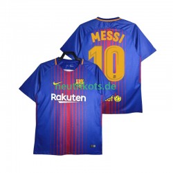 Fußballtrikot FC Barcelona Lionel Messi 10 2017-2018 Retro Herren Heim Kurzarm