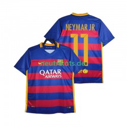 Fußballtrikot FC Barcelona Neymar JR 11 2015-2016 Retro Herren Heim Kurzarm