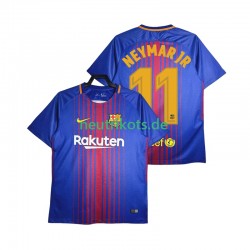 Fußballtrikot FC Barcelona Neymar JR 11 2017-2018 Retro Herren Heim Kurzarm