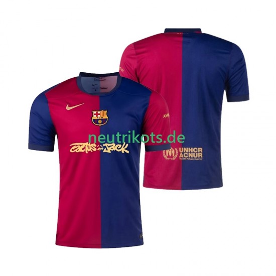 Fußballtrikot FC Barcelona TRAVIS SCOTT Herren Heim 2024-2025 Kurzarm