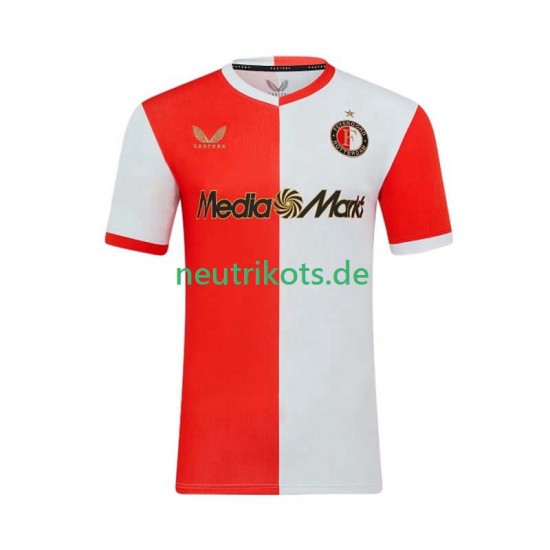 Fußballtrikot Feyenoord Rotterdam Herren Heim 2025-2026 Kurzarm