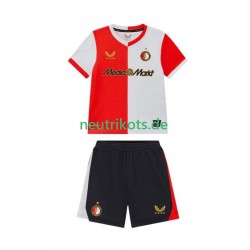 Fußballtrikot Feyenoord Rotterdam Kinder Heim 2025-2026 Kurzarm
