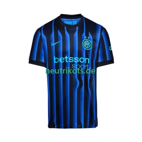 Fußballtrikot Inter Mailand Herren Heim 2025-2026 Kurzarm