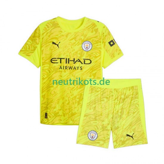 Fußballtrikot Manchester City Torwart Kinder Ausweich 2025-2026 Kurzarm