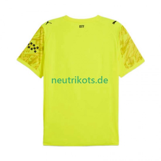 Fußballtrikot Manchester City Torwart Herren Ausweich 2025-2026 Kurzarm
