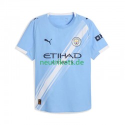 Fußballtrikot Manchester City Herren Heim 2025-2026 Kurzarm