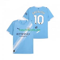 Fußballtrikot Manchester City Jack Grealish 10 Herren Heim 2025-2026 Kurzarm