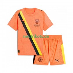 Fußballtrikot Manchester City UPER Kids Torwart Kinder Heim 2025-2026 Kurzarm