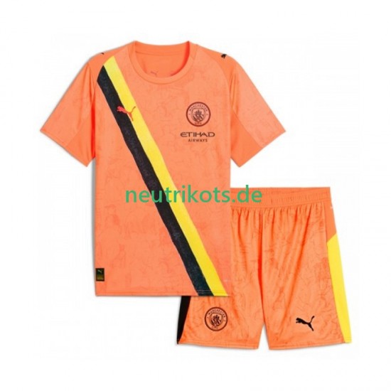 Fußballtrikot Manchester City UPER Kids Torwart Kinder Heim 2025-2026 Kurzarm
