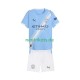Fußballtrikot Manchester City Kinder Heim 2025-2026 Kurzarm