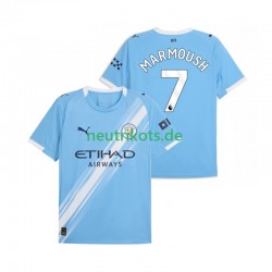Fußballtrikot Manchester City Omar Marmoush 7 Herren Heim 2025-2026 Kurzarm