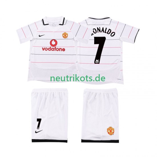 Fußballtrikot Manchester United Cristiano Ronaldo 7 2003 2005 Retro Kinder Heim Kurzarm