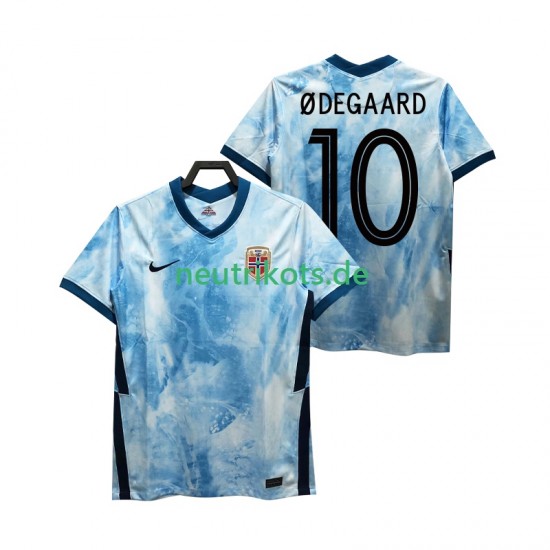 Fußballtrikot Norwegen ODEGAARD 10 2020-2021 Herren Auswärts Kurzarm
