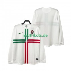 Fußballtrikot Portugal 2012 Retro Herren Auswärts Langarm