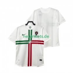 Fußballtrikot Portugal 2012 Retro Herren Auswärts Kurzarm