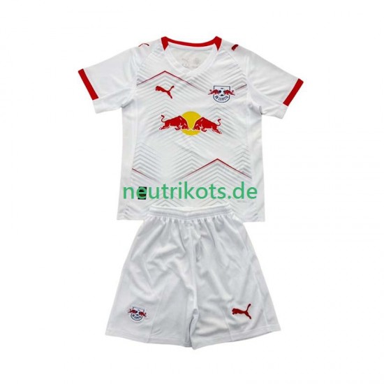 Fußballtrikot RB Leipzig Kinder Heim 2025-2026 Kurzarm